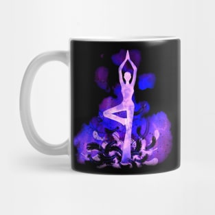 Yoga violet inv Mug